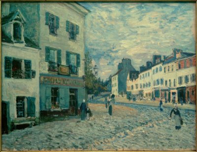 Ulice v Marly od Alfred Sisley
