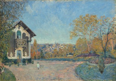 Pohled na Marly-le-Roi z Coeur-Volant, 1876. od Alfred Sisley