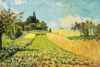 Pšeničné pole od Alfred Sisley