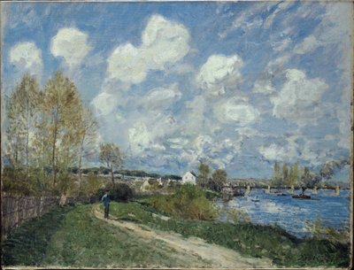 Léto v Bougivalu Léto v Bougivalu, 1876. od Alfred Sisley