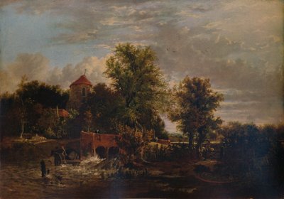 Stavidla na řece Western, c1832 od Alfred Stannard