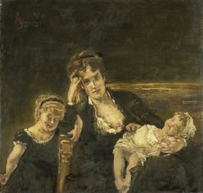 Vdova od Alfred Emile Stevens