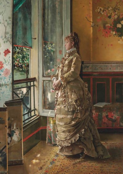 Melancholie, 1876. od Alfred Emile Stevens