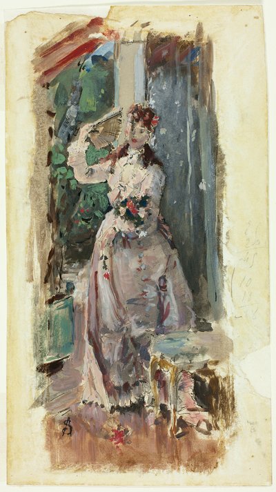 Roh balkónu od Alfred Emile Stevens