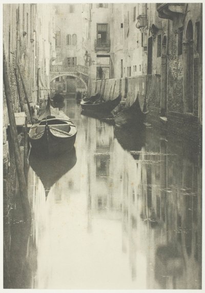 Benátský kanál od Alfred Stieglitz