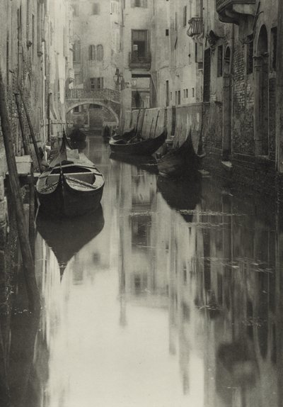 Benátský kanál od Alfred Stieglitz