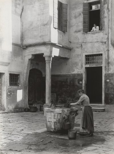 Benátská studna od Alfred Stieglitz