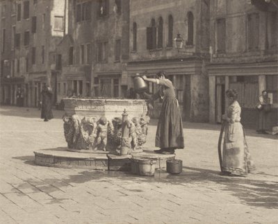 Benátská studna od Alfred Stieglitz