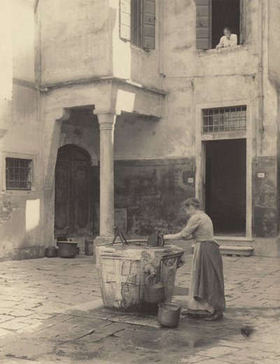 Benátská studna od Alfred Stieglitz