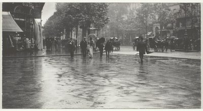 Mokrý den na bulváru v Paříži od Alfred Stieglitz