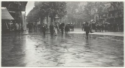 Mokrý den na bulváru, Paříž, 1894, vytištěno 191832. od Alfred Stieglitz