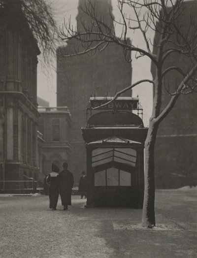 Na radnici v New Yorku od Alfred Stieglitz