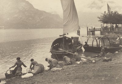 U jezera Como od Alfred Stieglitz