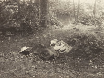 Emmy Obermeyerová, Tea Island, jezero George od Alfred Stieglitz