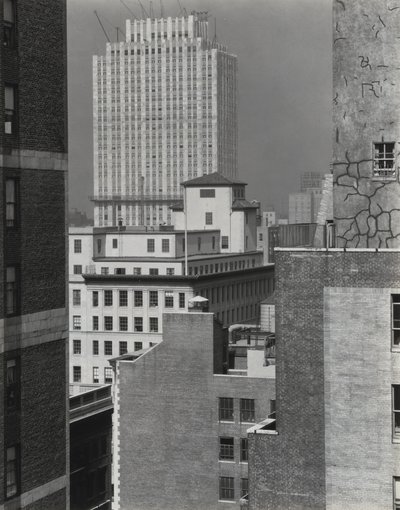 Z mého okna v An American Place, jihozápad od Alfred Stieglitz