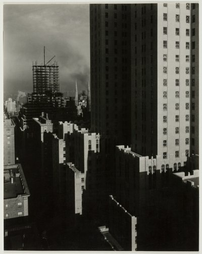 Z mého okna v Sheltonu, Západ od Alfred Stieglitz