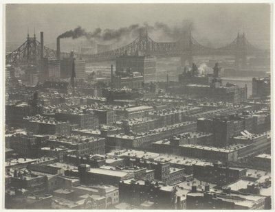 Z pokoje "3003" - The Shelton, New York, Pohled na severovýchod od Alfred Stieglitz