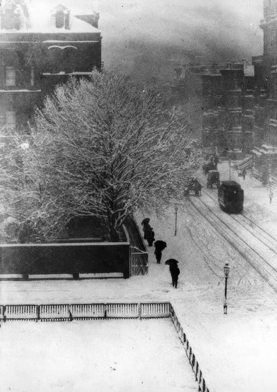 New York, ulice / foto 1907 od Alfred Stieglitz