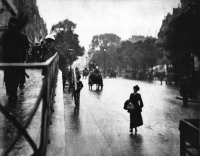 Paříž, pouliční scéna / foto 1911 od Alfred Stieglitz