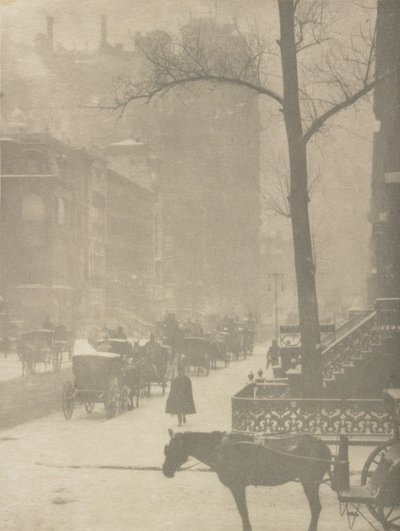 Ulice, Design pro plakát (hlubotisk) od Alfred Stieglitz