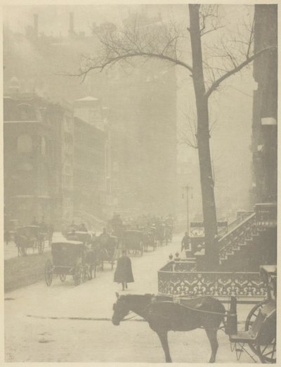 Ulice, Pátá Avenue od Alfred Stieglitz