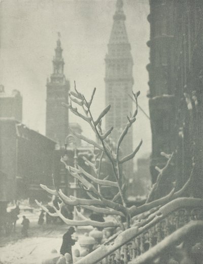 Dvě věže, New York, 1911. od Alfred Stieglitz