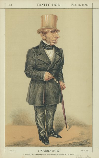 Sir John Pakington od Alfred Thompson