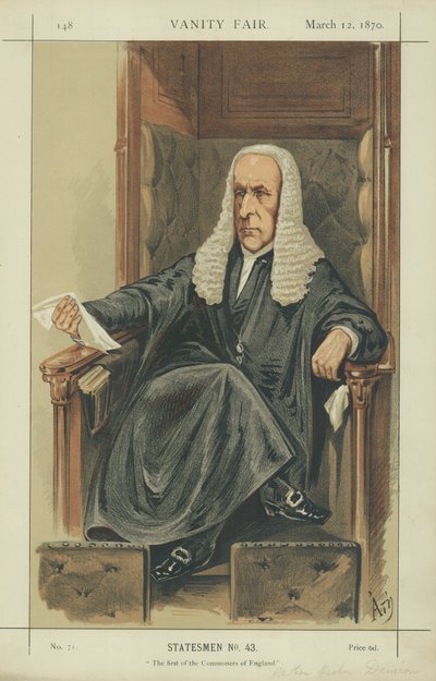 Mluvčí (pan mluvčí Denison) od Alfred Thompson