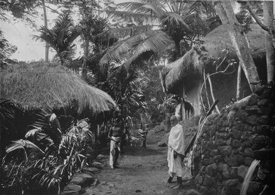 Native Huts in the Jungle, c1890, 1910 od Alfred William Amandus Plate