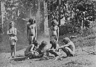 Veddahs or Wild Men, c1890, 1910 od Alfred William Amandus Plate