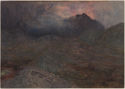 Cwm Trifaen, c. 1857. od Alfred William Hunt