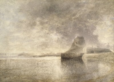 Holy Island Castle, Northumbria, c.1882-3 (akvarel na papíře) od Alfred William Hunt