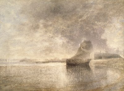 Hrad Holy Island, Northumbria, c1882-3 od Alfred William Hunt