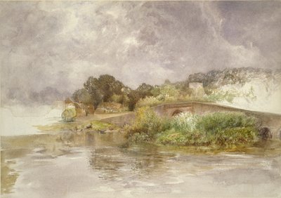 Sonning Bridge, c1882 od Alfred William Hunt