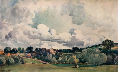 Hrad Ludlow, c1880 od Alfred William Rich
