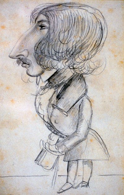 Autoportrét, 1838 od Alfred de Musset
