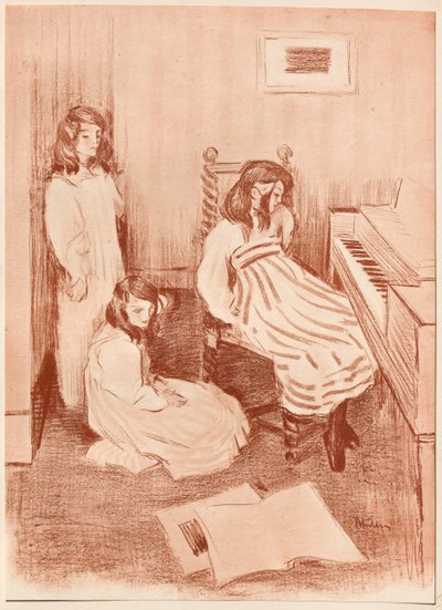 Bouderie, 1898. od Alfredo Müller