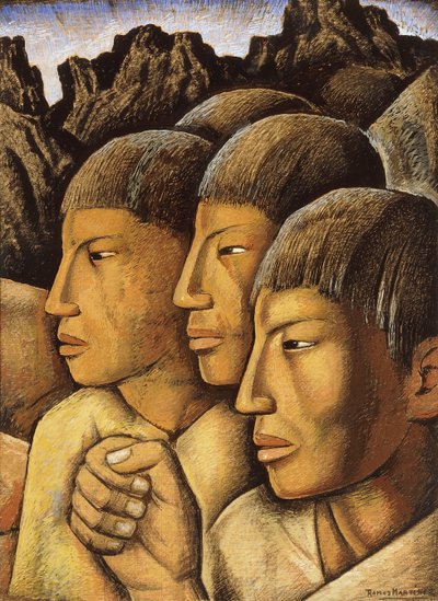 Farmáři od Alfredo Ramos Martinez