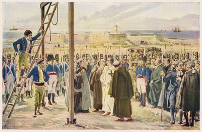 Poprava Gomese Freire Andradeho, Portugalsko od Alfredo Roque Gameiro