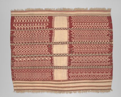 Dámská slavnostní pokrývka nebo plášť (axellal), konec 19. století (vlna) od Algerian School