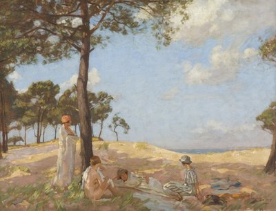 Bathers, Pas de Calais od Algernon Mayow Talmage