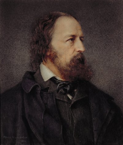 Lord Alfred Tennyson (1809-92) od Alice Hambidge
