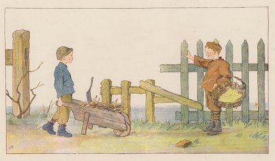 Na vlastní účet (barevná litografie) od Alice Maud Beddington