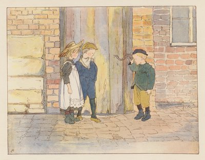 The Duffer Triumphant (barevná litografie) od Alice Maud Beddington