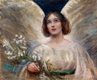 Velikonoční lilie, konec 19.-začátek 20. století. od Alice Pike Barney