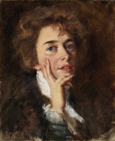 Autoportrét s Jabotem, 1896. od Alice Pike Barney