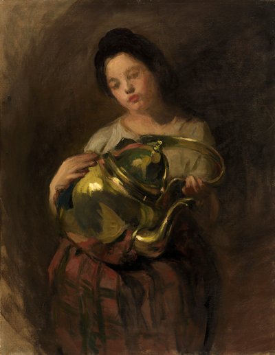 Mosazná konvice, ca. 1890. od Alice Pike Barney