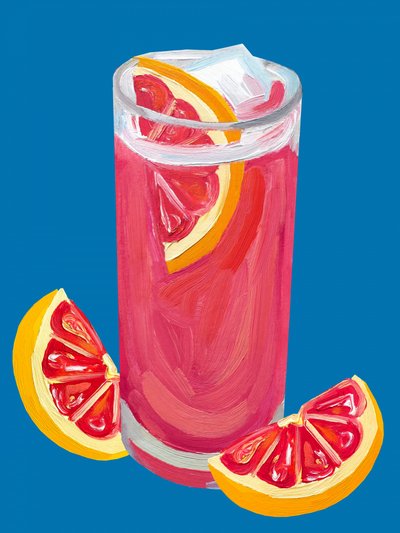 Koktejl z růžového grapefruitu od Alice Straker