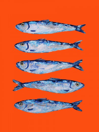 Sardinky na pomerančích od Alice Straker