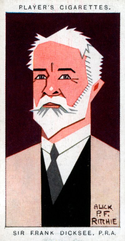 Sir Francis Bernard Dicksee , britský malíř, 1926. od Alick P. F. Ritchie